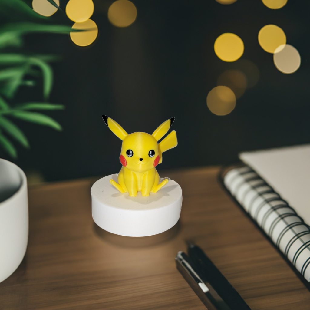 3D Printed Pikachu Figurine